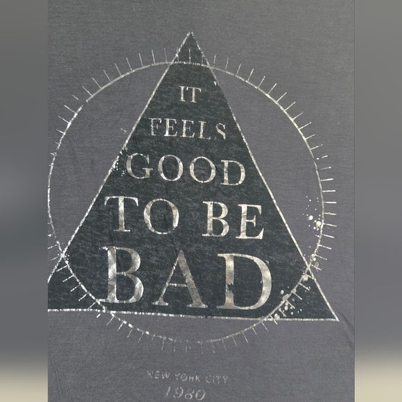 Express Gray Graphic Tee Siz Small - Picture 4 of 8